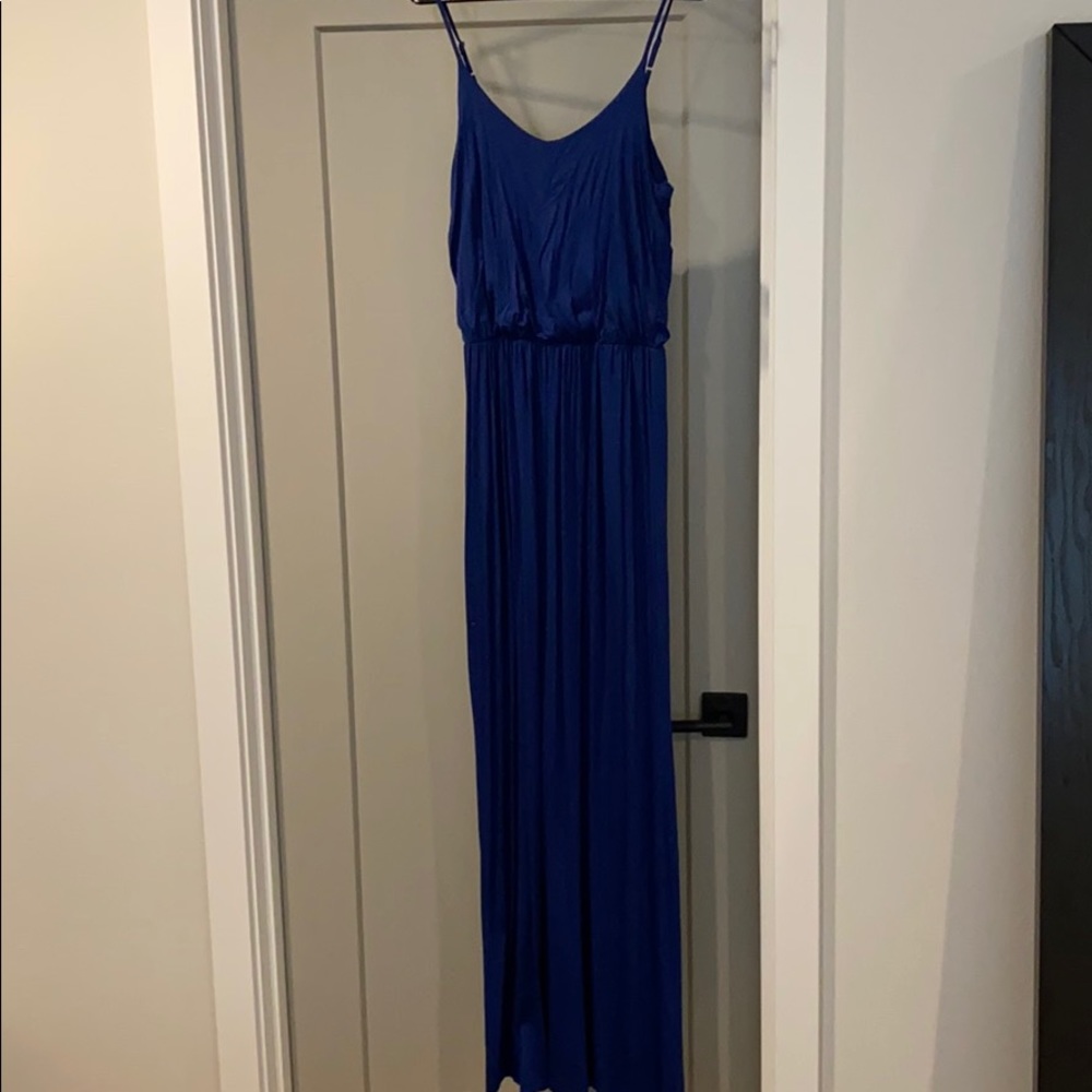 Blue maxi dress
